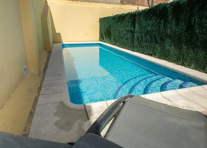 Casa Con Piscina En El Centro De Calella, Aire Semesterbostad Calella